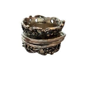 PZ 925 Sterling Silver Spinner Ring Size 5